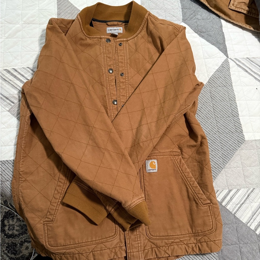 Quilted carhartt coat